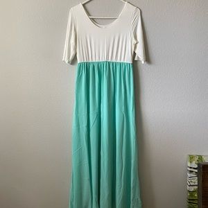 Boutique Empire Waist Maternity Dress